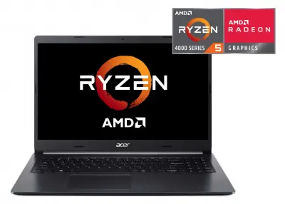 Ноутбук Acer Aspire 5 A515-44-R7F8 Ryzen 5 4500U/12Gb/SSD512Gb/AMD Radeon/15.6"/IPS/FHD (1920x1080)/Windows 10/black/WiFi/BT/Cam