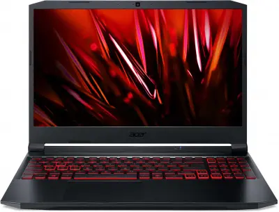 Ноутбук Acer Nitro 5 AN515-57-51GK Core i5 11400H 16Gb SSD512Gb NVIDIA GeForce RTX 3050 Ti 4Gb 15.6" IPS FHD (1920x1080) Eshell black WiFi BT Cam (NH.QESER.003)