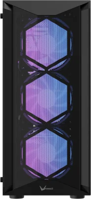 Корпус Formula V Line Air Power G1 Black, ATX, USB3.0*1, USB2.0*2, FRONT 3x120mm ARGB, REAR 1x120mm ARGB