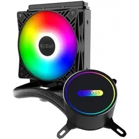 PCCooler Комплект водяного охлаждения GI-CL120vc LGA2066/2011/1366/115х/775/TR4/AM4/FM1/2/2+/AM2/2+/3/3+ (8шт/кор, TDP 180W, 1x120mm FIXED LED PWM FAN) RET