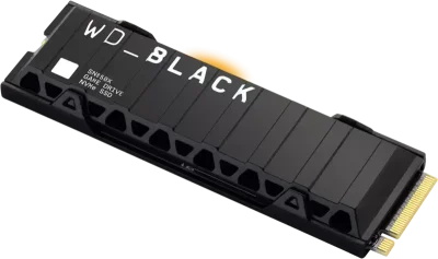 Твердотельный накопитель Western Digital Black SN850X SSD M2.2280 PCIe 4.0 4Tb, 7300MBs/6600MBs, TBW 2400, with heatsink, WDS400T2XHE, 1 year