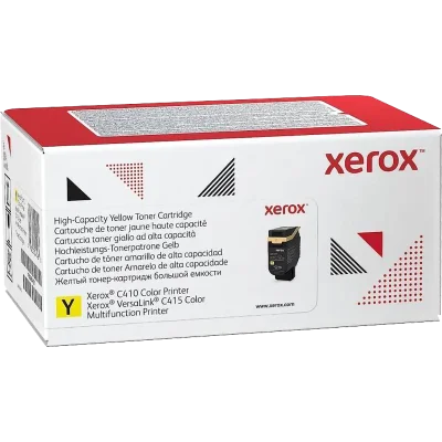 Тонер картридж большой емкости,  желтый Xerox VLC410/415 (7000 страниц)/ Yellow High Capacity Toner Cartridge, Xerox VLC410/415 (7,000 Pages)