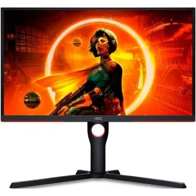 Монитор AOC 24.5" Gaming 25G3ZM черный/красный VA LED 16:9 HDMI матовая HAS Piv 300cd 178гр/178гр 1920x1080 240Hz FreeSync DP FHD 4.24кг