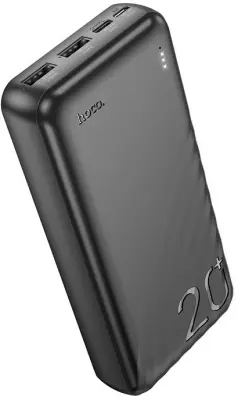 Мобильный аккумулятор Hoco J123A Element 20000mAh 2A 2xUSB-A черный
