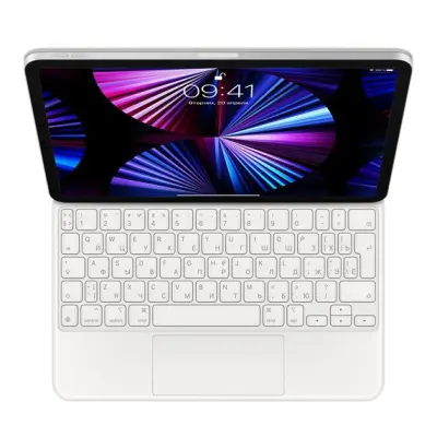 MJQJ3RS/A Magic Keyboard for iPad Pro 11-inch (3rd generation) and iPad Air (4th generation) - Russian - White