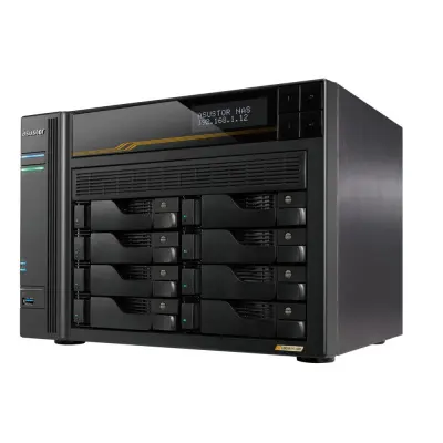 Платформа СХД ASUSTOR AS6808T 8 Bay (Max.20) 4xM.2 2x5GLAN 2x10GLAN 16GB (Max.64GB) DDR5 2xUSB-C 3xUSB