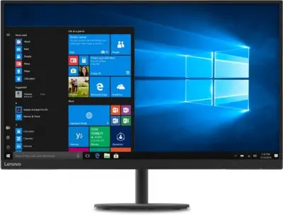 Монитор Lenovo 31.5" D32qc-20 черный VA LED 4ms 16:9 HDMI матовая 3000:1 300cd 178гр/178гр 2560x1440 75Hz DP 2K 7.36кг