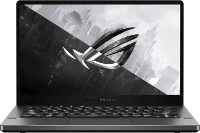 Ноутбук Asus ROG Zephyrus G14 GA401QM-K2200T Ryzen 7 5800HS 16Gb SSD1Tb NVIDIA GeForce RTX 3060 6Gb 14" IPS QHD (2560x1440) Windows 10 Home grey WiFi BT Bag (90NR05S6-M04550)