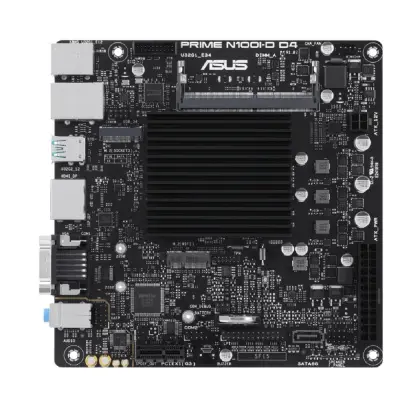 Материнская плата Asus PRIME N100I-D D4-CSM 1xDDR4 mini-ITX AC`97 8ch(7.1) GbLAN+VGA+HDMI+DP