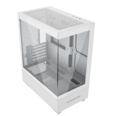 Powercase Vision Micro M, Tempered Glass, белый, mATX  (CVMMW-L0)