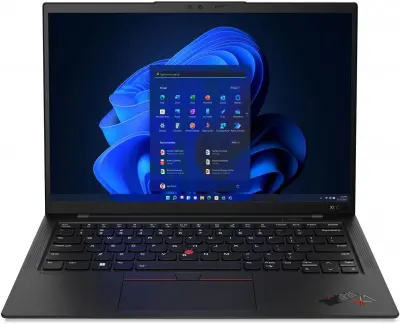 Ноутбук Lenovo ThinkPad X1 Carbon G10 Core i5 1240P 16Gb SSD512Gb Intel Iris Xe graphics 14" IPS 2.2K (2240x1400) Windows 11 Professional 64 black WiFi BT Cam (21CCSBJQ00)