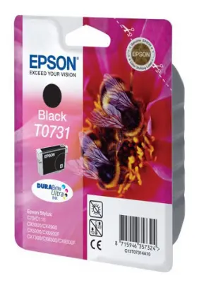 Картридж струйный Epson T0731 C13T10514A10 черный (230стр.) (7.7мл) для Epson С79/СХ3900/4900/5900