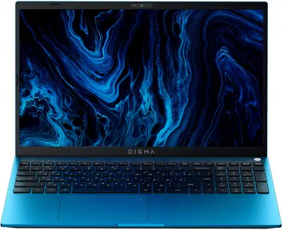 Ноутбук Digma Pro Sprint M Core i7 10710U 16Gb SSD512Gb Intel UHD Graphics 15.6" IPS FHD (1920x1080) Windows 11 Professional Multi Language 64 blue WiFi BT Cam 4500mAh (DN15P7-ADXW02)