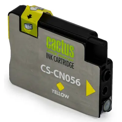 -/ Картридж струйный Cactus CS-CN056 №933XL желтый (14мл) для HP DJ 6600