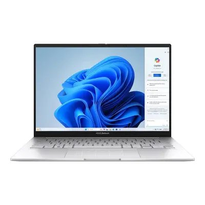 ASUS Zenbook 14 UX3405CA-PP642  [90NB14W2-M00Y50]  Silver 14" {OLED 2880x1800  Ultra 9 285H / 32Gb / SSD 512Gb/Arc graphics/DOS+ алюм корп; +чехол; NumberPad}