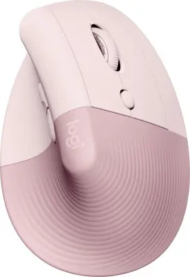 Мышь Logitech Lift розовый оптическая (4000dpi) беспроводная USB (5but)