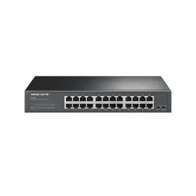 Mercusys MS124GS Коммутатор с 24 гигабитными портами для размещения на столе или в стойке