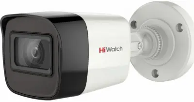 Камера видеонаблюдения аналоговая HiWatch DS-T200A (6 mm) 6-6мм HD-CVI HD-TVI цветная корп.:белый