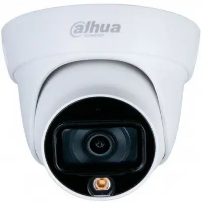 Камера видеонаблюдения аналоговая Dahua DH-HAC-HDW1509TLQP-A-LED-0280B-S2 2.8-2.8мм HD-CVI HD-TVI цв. корп.:белый (DH-HAC-HDW1509TLQP-A-LED-0280B)