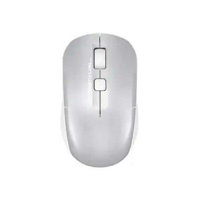 Мышь A4TECH Fstyler FB26CS Air2, оптическая, беспроводная, USB, серебристый и белый [fb26cs air2 icy white]