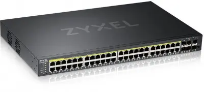 Коммутатор Zyxel NebulaFlex Pro GS2220-50HP-EU0101F 48G 2SFP 44PoE+ 375W управляемый