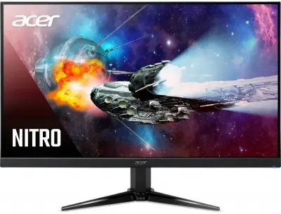 Монитор Acer 23.8" Nitro QG241YPbmiipx черный VA LED 1ms 16:9 HDMI M/M матовая HAS Piv 250cd 178гр/178гр 1920x1080 165Hz FreeSync Premium DP FHD 4.11кг