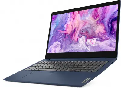 Ноутбук Lenovo IdeaPad 3 15IML05 Core i3 10110U 8Gb SSD256Gb Intel UHD Graphics 15.6" IPS FHD (1920x1080) Free DOS blue WiFi BT Cam (81WB011QRK)