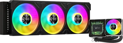 Система водяного охлаждения Formula V Line Cryo Wing Digi 360 BK, 360mm, LCD 2.73", 3x120mm, ARGB fans, LGA115X/1200/1700/1851/1366/2011/2066, AM3/AM4/AM5/Ryzen3/Ryzen5/Ryzen7/Threadripper/RT4