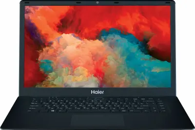 Ноутбук Haier U1520HD Celeron N4020 4Gb 1Tb eMMC64Gb Intel HD Graphics 600 15.6" IPS FHD (1920x1080) Free DOS black WiFi BT Cam 5000mAh