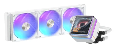 Система водяного охлаждения Ocypus Sigma L36 EX WH ARGB, 360mm, LCD Pump 3.95" IPS, 3x120mm ARGB fans, LGA115X/1200/1700/18XX, AM4/AM5