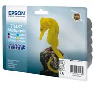 EPSON C13T04874010 Epson картридж MultiPack R200/R300 (Cyan,Magenta,Yellow,Black,Cyan light,Magenta light) (cons ink)
