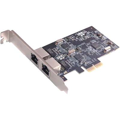 Сетевая карта/ Intel I225-V, PCIe x2, 2-Port 2.5G 4-Speed Network (10/100/1000/2500 Mbps) adapter