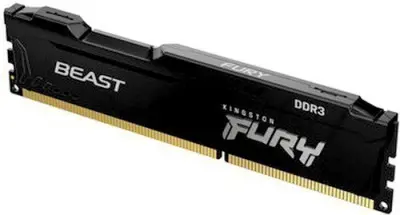 Память DDR3 4Gb 1600MHz Kingston KF316C10BB/4 Fury Beast Black RTL PC3-12800 CL10 DIMM 240-pin 1.5В single rank