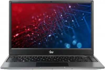 Ноутбук IRU 14EC3 Core i3 1115G4 8Gb SSD512Gb Intel Iris Xe graphics 14.1" FHD (1920x1080) Free DOS grey WiFi BT Cam 4500mAh (1912552)