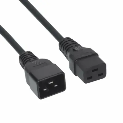 Кабель питания для UPS Cablexpert PC-189-C19, 1.8м, С19 - C20, 16А, черный, с заземлением (079945) {50}
