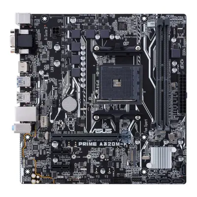 ASUS PRIME A320M-K {Soc-AM4, AMD A320 2xDDR4 mATX AC`97 8ch(7.1) GbLAN RAID+VGA+HDMI}