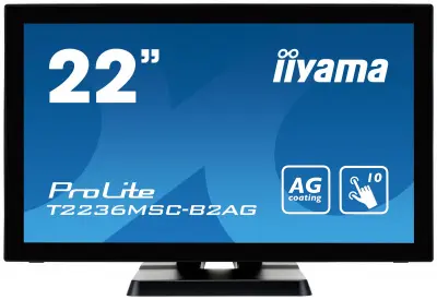 Монитор Iiyama 21.5" ProLite T2236MSC-B2AG черный VA LED 16:9 DVI HDMI M/M матовая 250cd 178гр/178гр 1920x1080 VGA FHD USB Touch 5.8кг