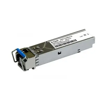 D-Link 330R/10KM/A1B WDM SFP-трансивер с 1 портом 1000Base-BX-U (Tx:1310 нм, Rx:1550 нм) для одномодового оптического кабеля (до 10 км, разъем Simplex LC)