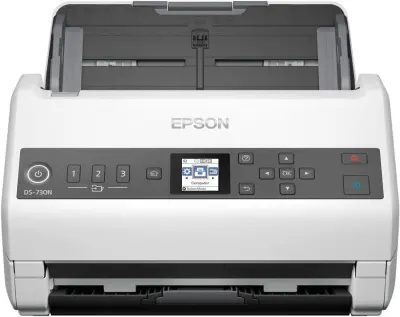 Сканер планшетный/протяжный Epson WorkForce DS-730N (B11B259401/B11B259502) A4 белый