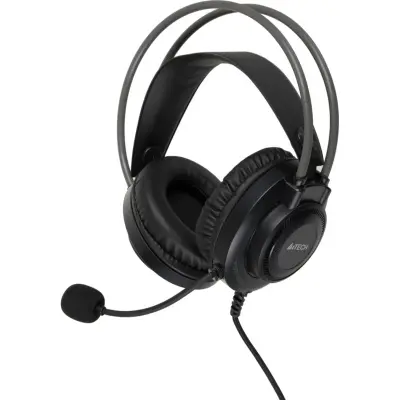 Наушники с микрофоном A4Tech Fstyler FH200U серый 2м накладные USB оголовье (FH200U GREY)