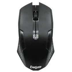 Exegate EX264096RUS Мышь Exegate SH-9025  <black, optical,  3btn/scroll, 1000dpi, USB>, Color box
