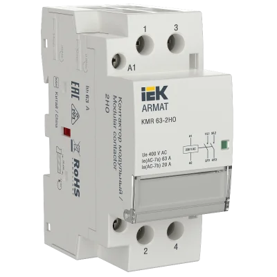 ARMAT Контактор модульный KMR 63А 230В AC 2НО IEK