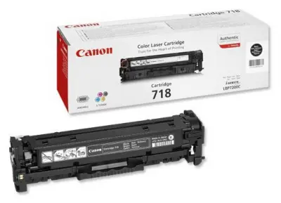 Картридж лазерный Canon 718BK 2662B002 черный (3400стр.) для Canon LBP7200/MF8330/8350