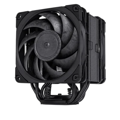 Кулер для процессора/ CPU Cooler Noctua NH-U12A chromax.black (169W, 4-pin PWM, 158mm, Al/Cu, 7x6mm, 2x120x120x25mm, 60CFM, 22.6dBA, 2000RPM, S: 1851/1700/1200/115X, AM5/AM4, Black)