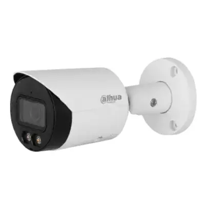 DAHUA DH-IPC-HFW2249SP-S-LED-0280B Уличная цилиндрическая IP-видеокамера FullColor 2Мп, 1/2.8” CMOS, объектив 2.8мм, видеоаналитика, микрофон, LED 30м, IP67, металл