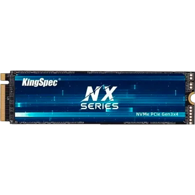 Твердотельный накопитель/ Kingspec SSD NX-128 2280, 128GB, M.2(22x80mm), NVMe, PCIe 3.0 x4, 3D TLC, R/W 2200/800MB/s, IOPs 380 000/320 000, TBW 125, DWPD 0.89 (3 года)
