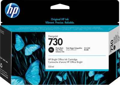 HP P2V67A Картридж HP 730 черный фото {HP DesignJet T1700, (130 мл)}