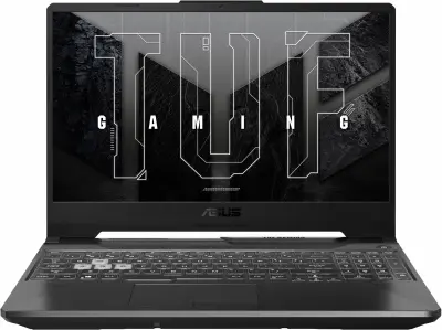 Ноутбук Asus TUF Gaming F15 FX506HE-HN388 Core i7 11800H 16Gb SSD512Gb NVIDIA GeForce RTX 3050 Ti 4Gb 15.6" IPS FHD (1920x1080) noOS black WiFi BT Cam (90NR0704-M00JN0)