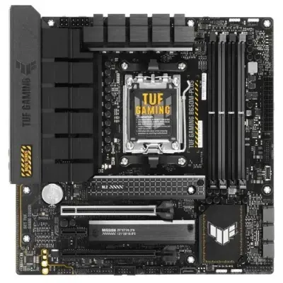 ASUS TUF GAMING B650M-PLUS (Socket AM5, ATX, 4xDDR5(128GB), DP/HDMI, 2xPCIe 4.0x16/2xPCIe 4.0, 1xLAN (2.5GbE), 4xSATA 6Gb/s, 3xM.2, 1xType-C, 3xUSB 3.2, 4xUSB 2.0)