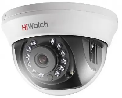 Камера видеонаблюдения аналоговая HiWatch DS-T101 2.8-2.8мм HD-TVI цветная корп.:белый (DS-T101 (2.8 MM))